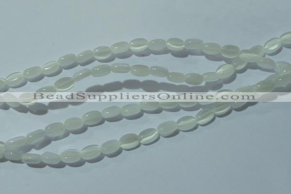 CCT600 15 inches 4*6mm oval cats eye beads wholesale