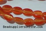 CCT604 15 inches 4*6mm oval cats eye beads wholesale