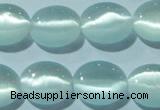 CCT660 15 inches 8*10mm oval cats eye beads wholesale