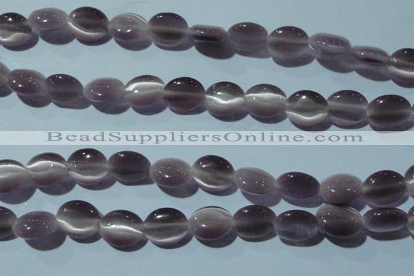 CCT663 15 inches 8*10mm oval cats eye beads wholesale