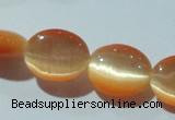 CCT668 15 inches 8*10mm oval cats eye beads wholesale