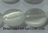 CCT690 15 inches 10*12mm oval cats eye beads wholesale