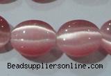 CCT694 15 inches 10*12mm oval cats eye beads wholesale