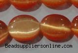 CCT695 15 inches 10*12mm oval cats eye beads wholesale