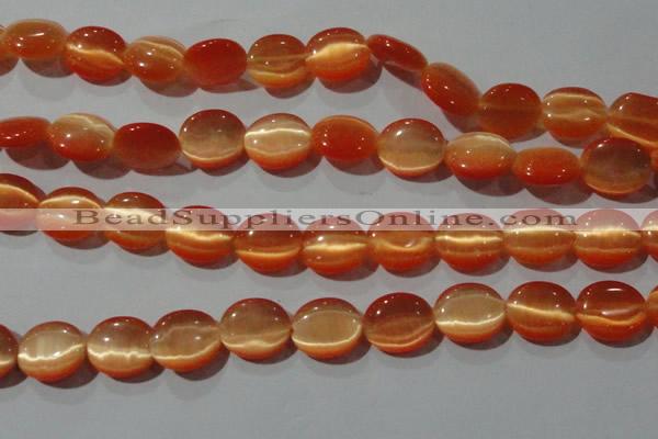 CCT695 15 inches 10*12mm oval cats eye beads wholesale