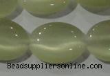 CCT722 15 inches 10*14mm oval cats eye beads wholesale