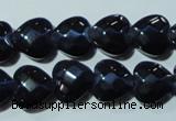 CCT975 15 inches 12*12mm faceted heart cats eye beads wholesale