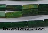 CCU735 15.5 inches 4*13mm cuboid African jade beads wholesale