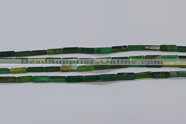 CCU735 15.5 inches 4*13mm cuboid African jade beads wholesale