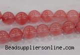 CCY102 15.5 inches 8mm round cherry quartz beads wholesale