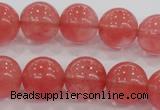 CCY106 15.5 inches 16mm round cherry quartz beads wholesale