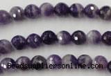 CDA151 15.5 inches 6mm faceted round dogtooth amethyst beads