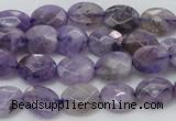 CDA322 15.5 inches 7*9mm faceted oval dyed dogtooth amethyst beads