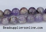 CDA52 15.5 inches 8mm round dogtooth amethyst beads wholesale