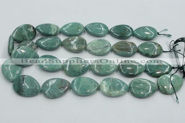 CDB22 22*30mm flat teardrop natural new dragon blood jasper beads