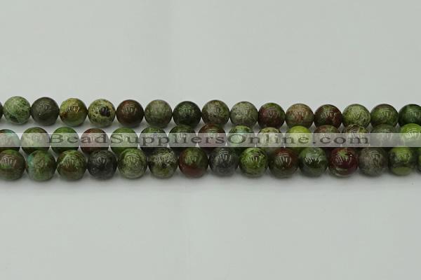 CDB303 15.5 inches 10mm round dragon blood jasper beads wholesale