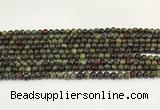 CDB340 15.5 inches 4mm round dragon blood jasper beads wholesale