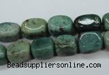 CDB37 15.5 inches 8*12mm nuggets new dragon blood jasper beads