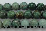 CDB43 15.5 inches 12mm round new dragon blood jasper beads