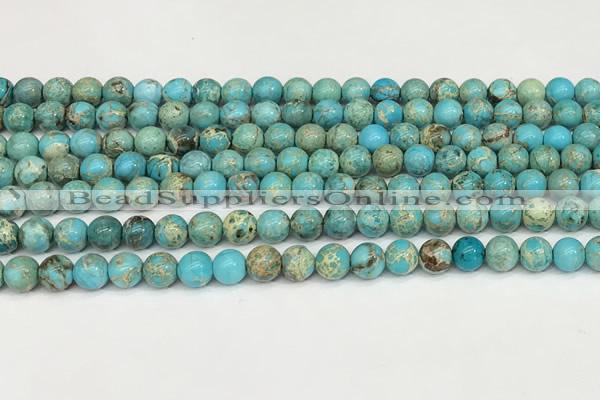 CDE1367 15.5 inches 6mm round sea sediment jasper beads wholesale