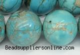 CDE1373 15.5 inches 18mm round sea sediment jasper beads wholesale