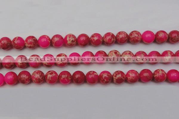 CDE2017 15.5 inches 16mm round dyed sea sediment jasper beads