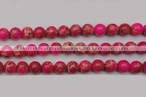 CDE2018 15.5 inches 18mm round dyed sea sediment jasper beads