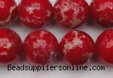 CDE2030 15.5 inches 20mm round dyed sea sediment jasper beads