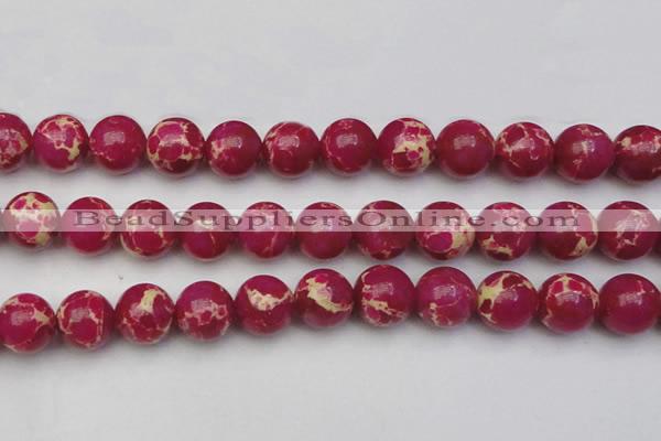 CDE2040 15.5 inches 18mm round dyed sea sediment jasper beads