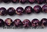 CDE2045 15.5 inches 6mm round dyed sea sediment jasper beads