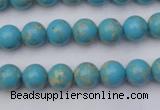 CDE2056 15.5 inches 6mm round dyed sea sediment jasper beads