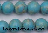 CDE2062 15.5 inches 18mm round dyed sea sediment jasper beads