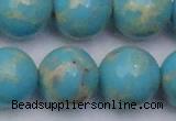 CDE2065 15.5 inches 24mm round dyed sea sediment jasper beads