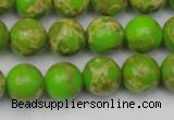 CDE2069 15.5 inches 10mm round dyed sea sediment jasper beads