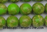 CDE2072 15.5 inches 16mm round dyed sea sediment jasper beads