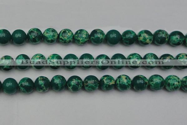 CDE2084 15.5 inches 18mm round dyed sea sediment jasper beads