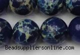 CDE2095 15.5 inches 18mm round dyed sea sediment jasper beads