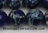 CDE2097 15.5 inches 22mm round dyed sea sediment jasper beads