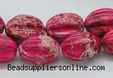 CDE22 15.5 inches 15*20mm star fruit shaped dyed sea sediment jasper beads