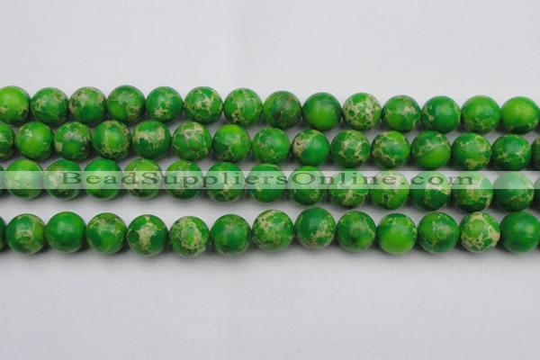 CDE2225 15.5 inches 14mm round dyed sea sediment jasper beads