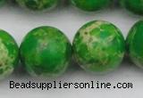 CDE2228 15.5 inches 20mm round dyed sea sediment jasper beads