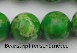 CDE2229 15.5 inches 22mm round dyed sea sediment jasper beads