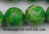 CDE2230 15.5 inches 24mm round dyed sea sediment jasper beads