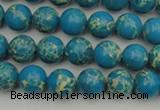 CDE2231 15.5 inches 4mm round dyed sea sediment jasper beads