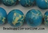 CDE2239 15.5 inches 20mm round dyed sea sediment jasper beads