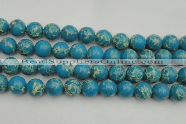 CDE2239 15.5 inches 20mm round dyed sea sediment jasper beads