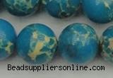 CDE2240 15.5 inches 22mm round dyed sea sediment jasper beads