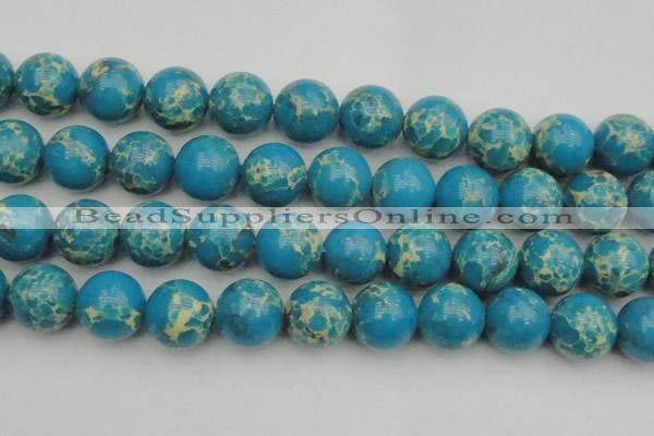 CDE2240 15.5 inches 22mm round dyed sea sediment jasper beads