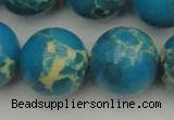 CDE2241 15.5 inches 24mm round dyed sea sediment jasper beads