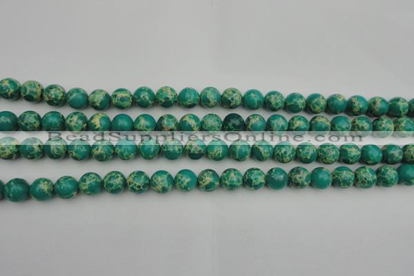 CDE2243 15.5 inches 6mm round dyed sea sediment jasper beads